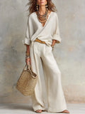 Tiffany Breathable Linen Matching Set