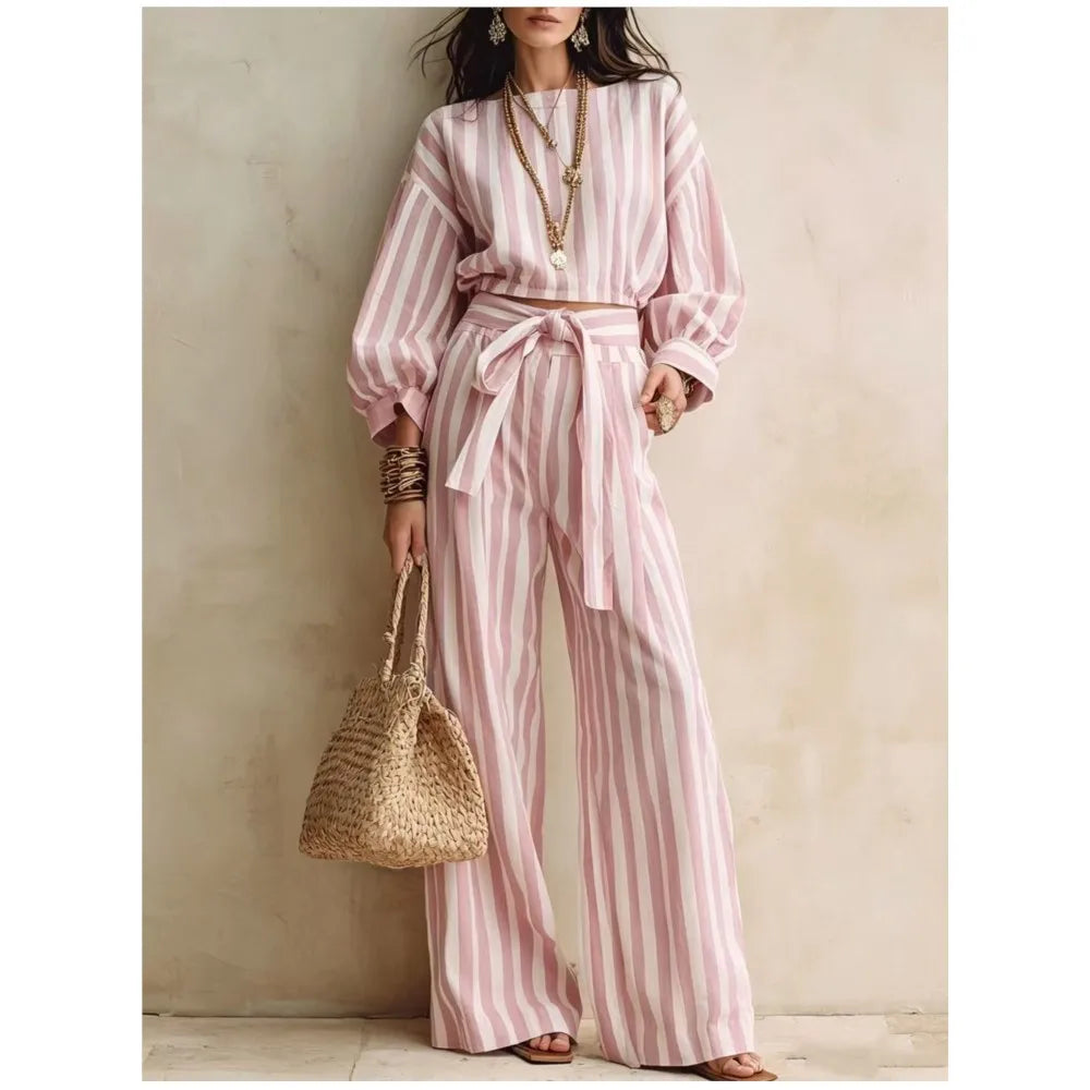 Wyonna Striped Matching Set