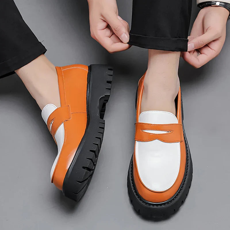 Leo Leather Penny Loafers