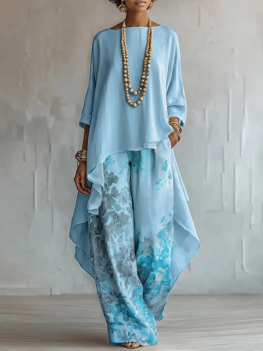 Juniper Printed Loose Two-Piece Set