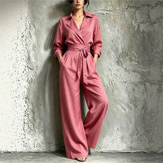 Aveline Tailored Wide Leg Jumpsuit