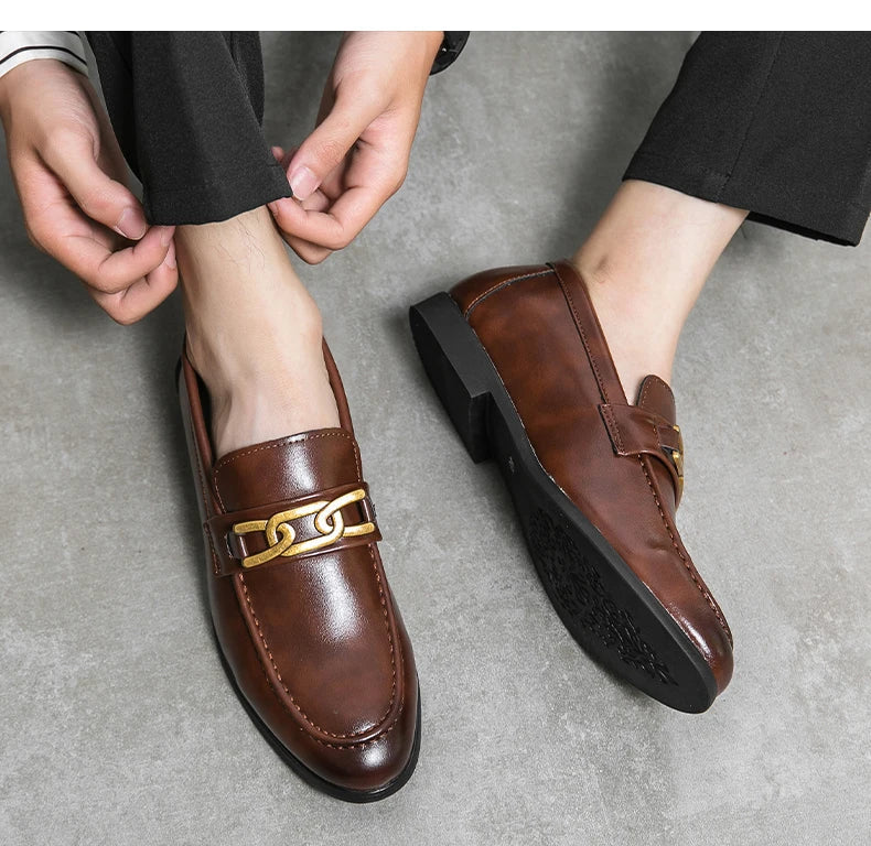 Hudson Leather Dress Loafers