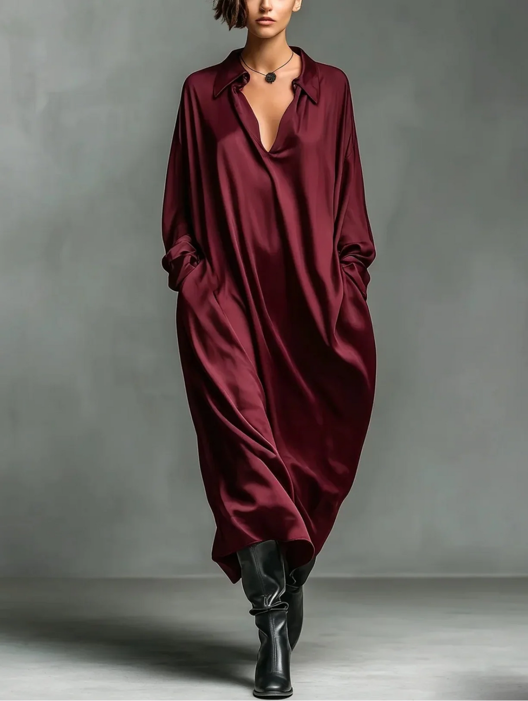 Solane Soft Drape Maxi Dress