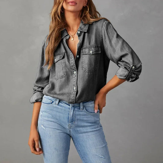 Giselle Relaxed Denim Shirt