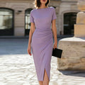 Celina Ruched Waist Midi Dress