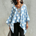 Ella Asymmetrical Polka Dot Blouse