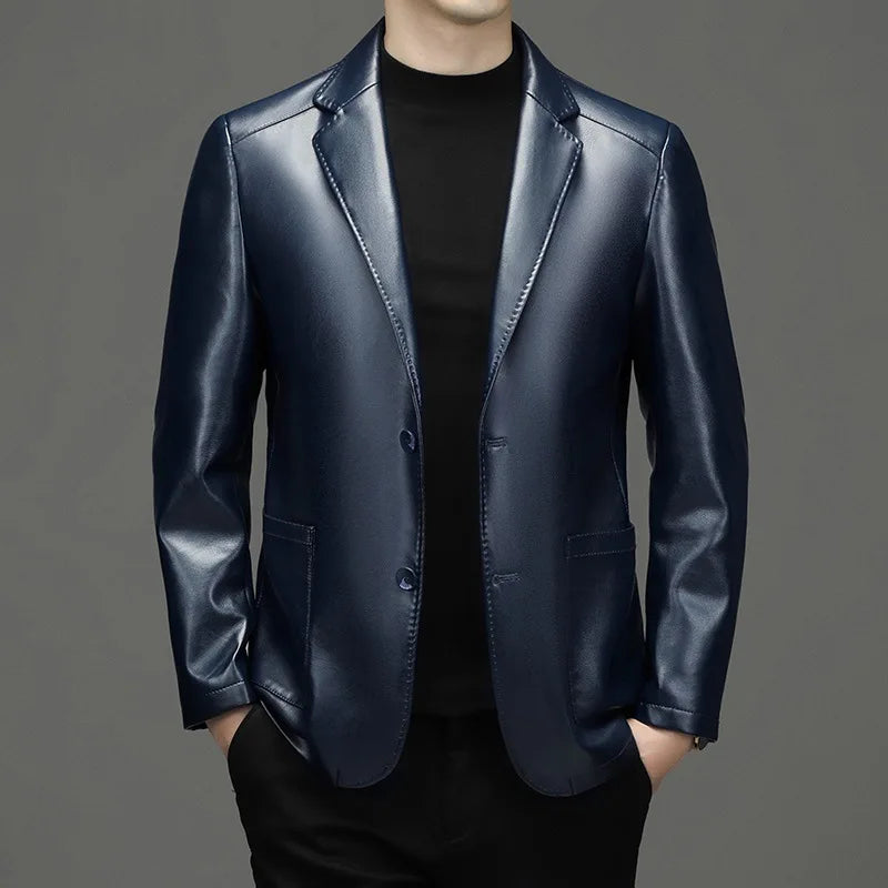 Men's Camden Premium Leather Blazer