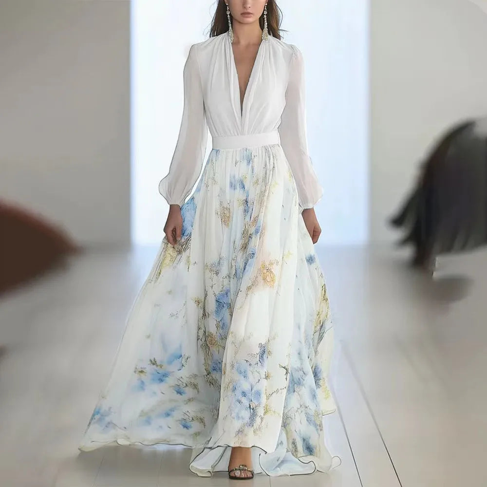 Agnes Floral Print Wedding Guest Dress