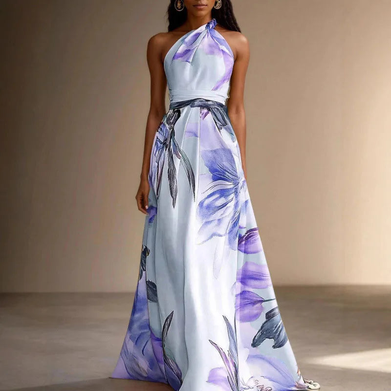 Verona Floral Wedding Guest Maxi Dress