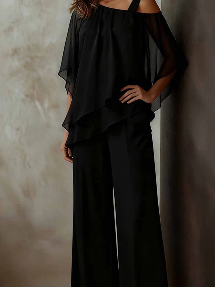 Noami Flowy Wide Leg Pant Set