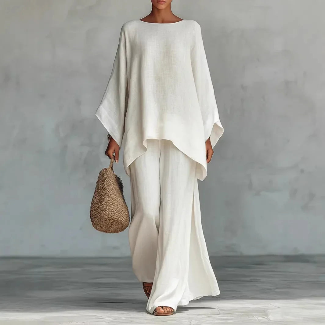 Serena Linen Two Piece Set