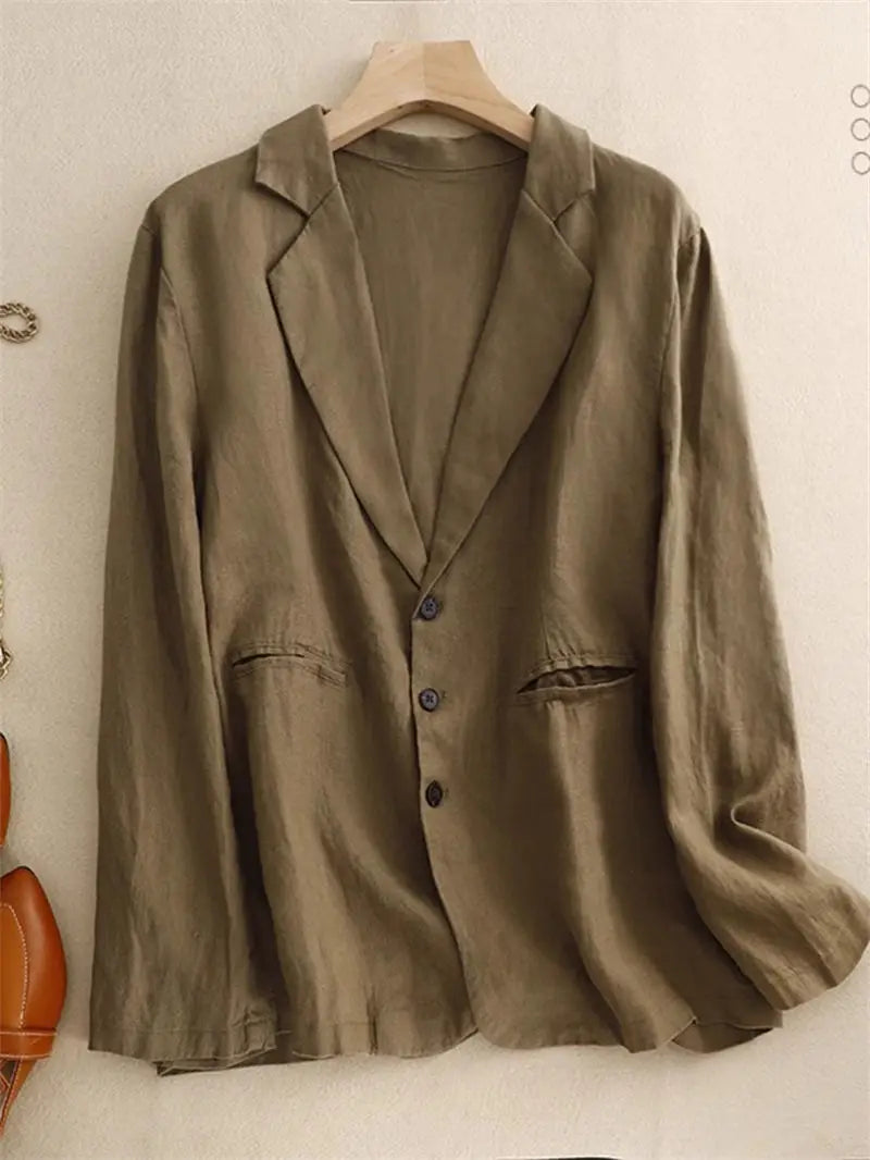 Amanda Linen Blend Blazer