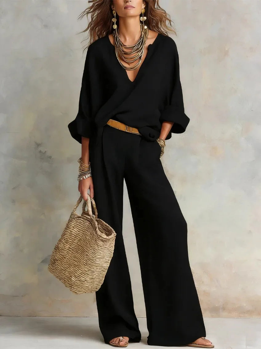 Tiffany Breathable Linen Matching Set