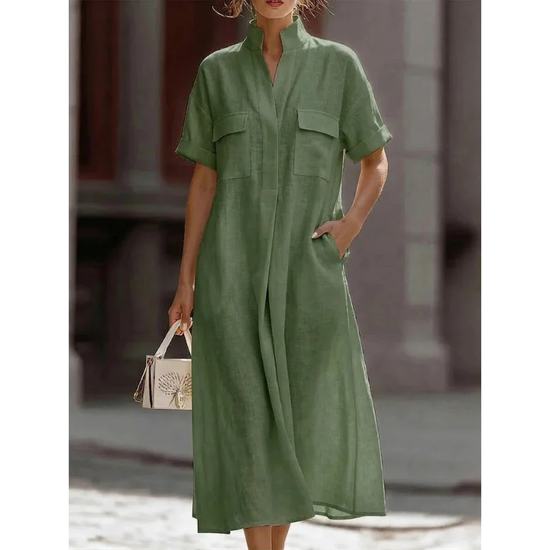 Gracia Loose Shirt Dress