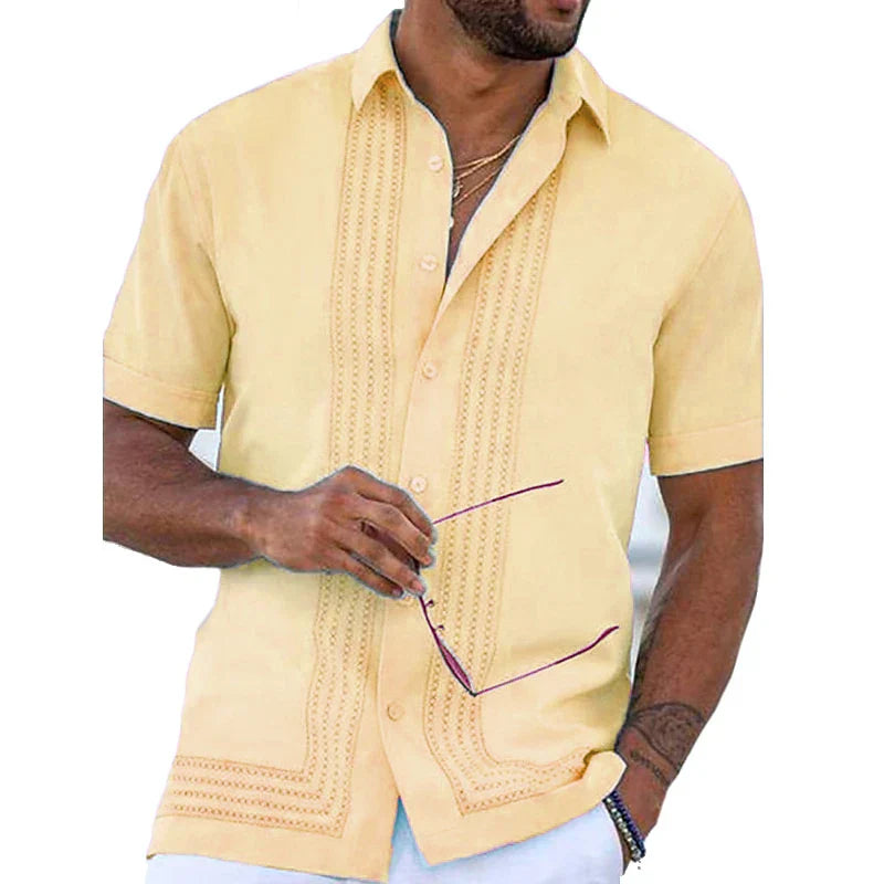 Hendrix Embroidered Button Down Shirt