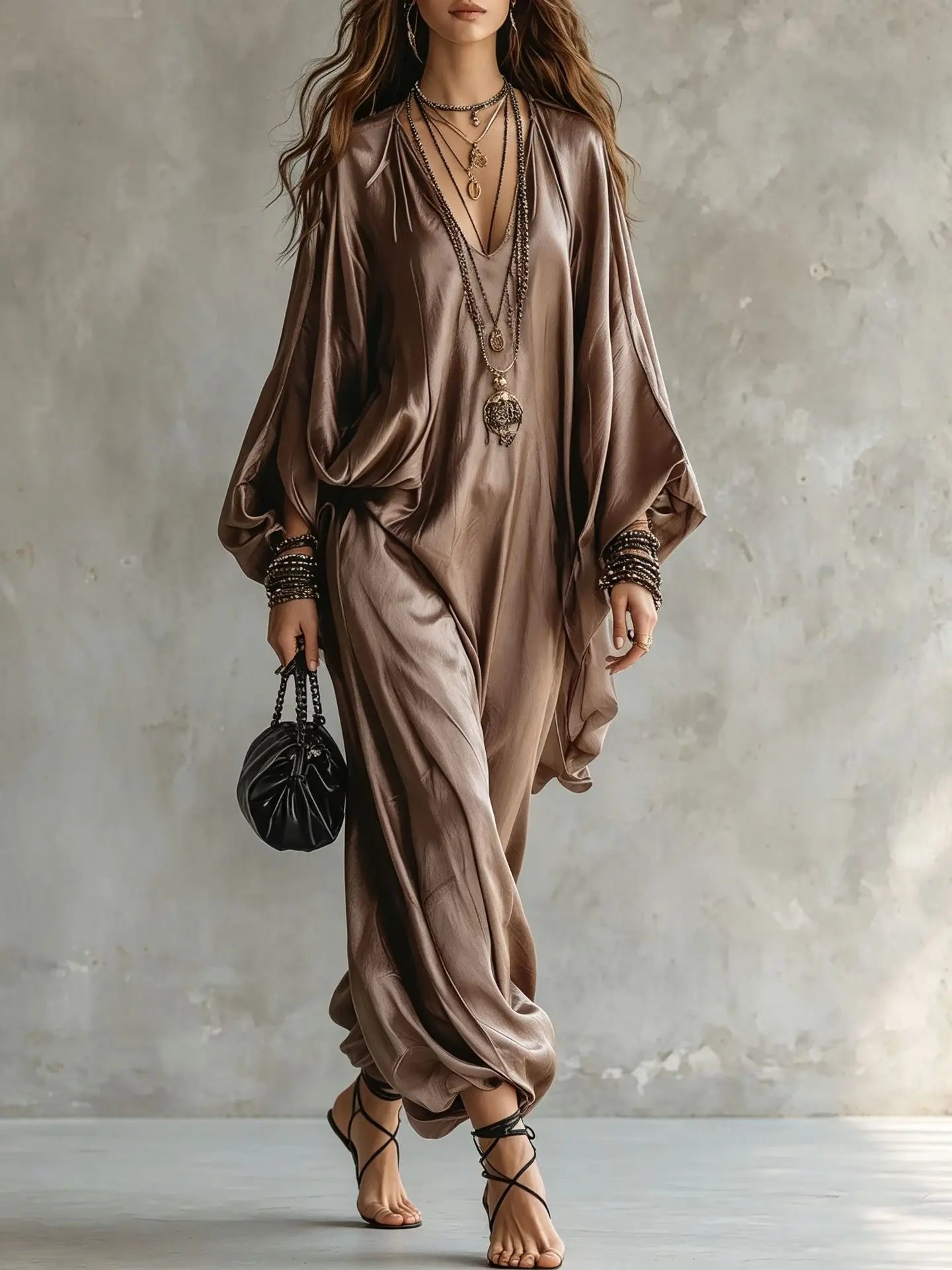 Solana Satin Wide Leg Jumpsuit