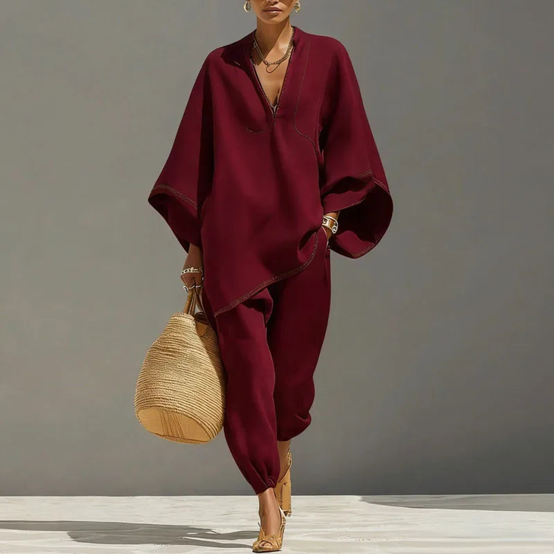 Paulina Linen Matching Set