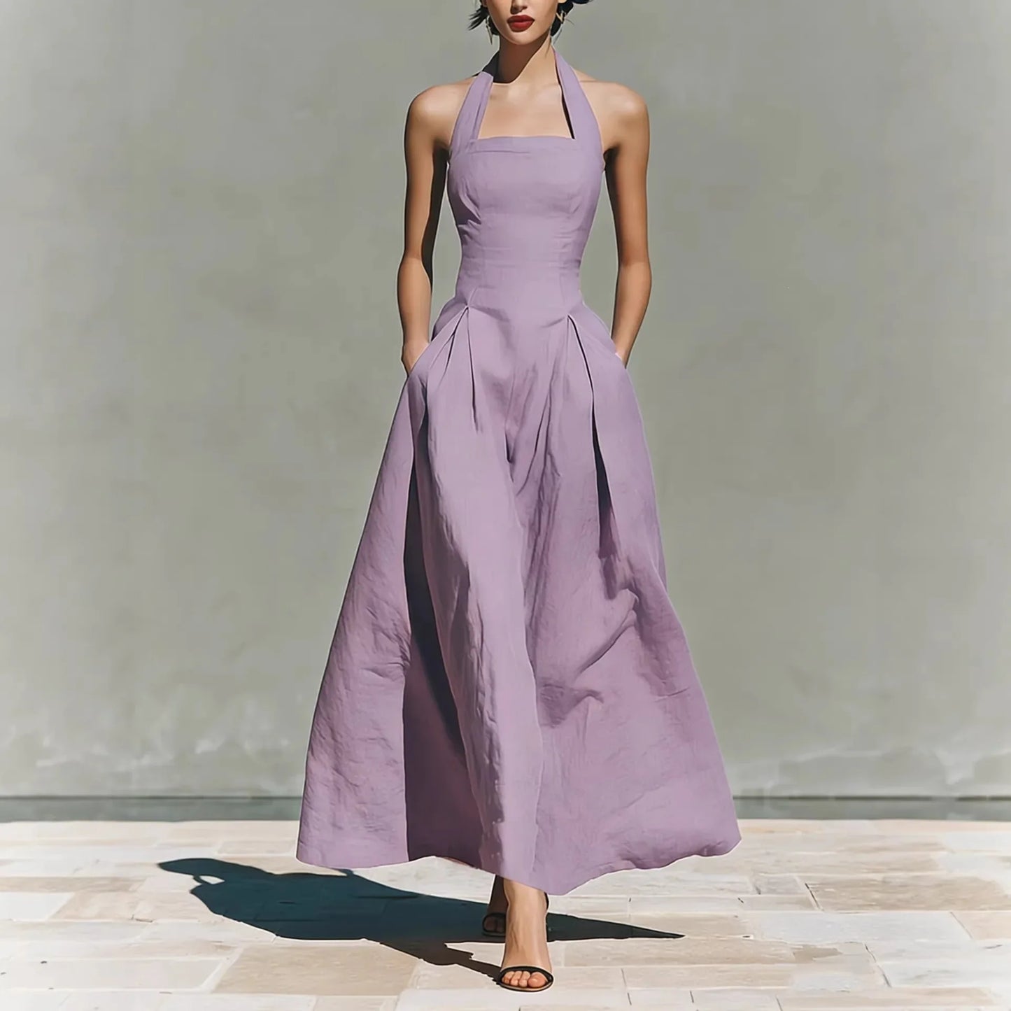Sabrina A Line Flowy Maxi Dress