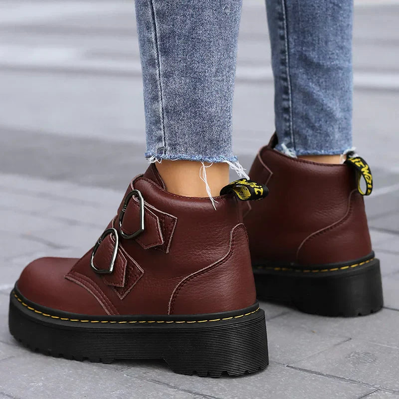 Orlinda Supportive Leather Platforms