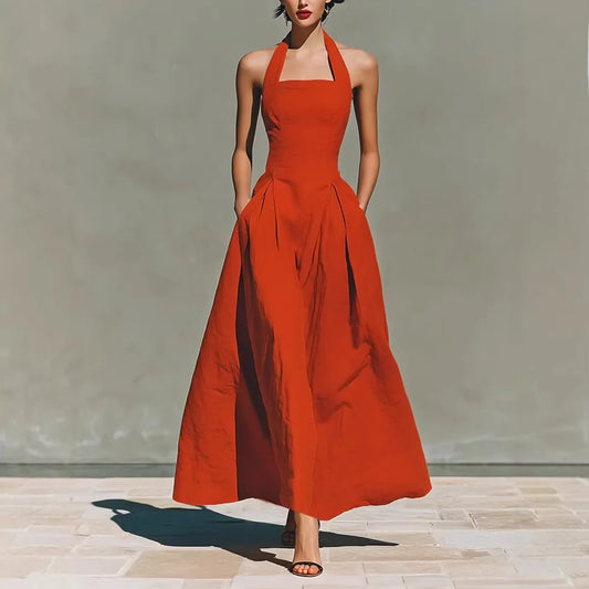 Sabrina A Line Flowy Maxi Dress