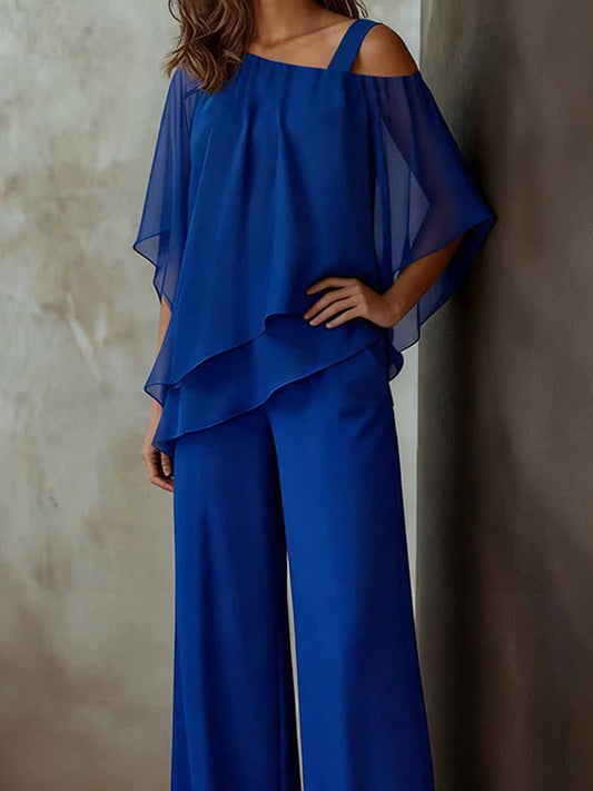 Noami Flowy Wide Leg Pant Set