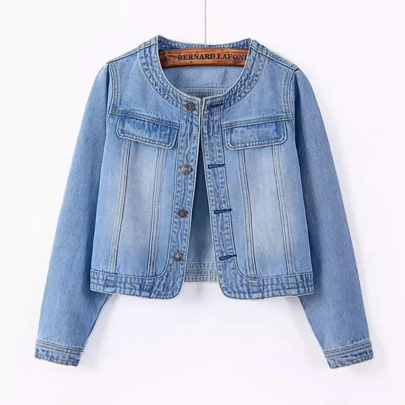Yasmin Cropped Denim Jacket