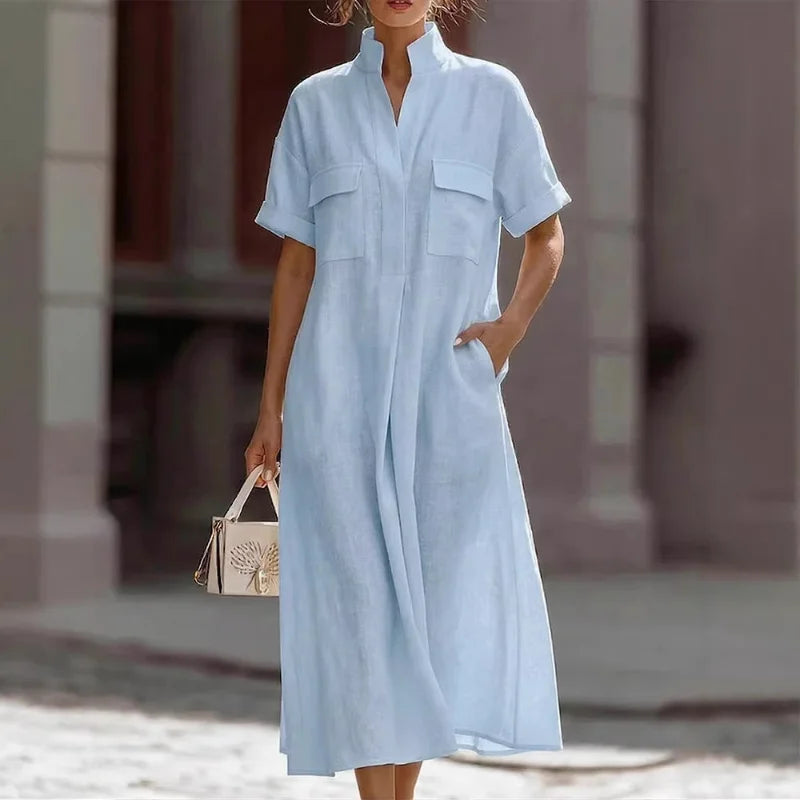 Gracia Loose Shirt Dress