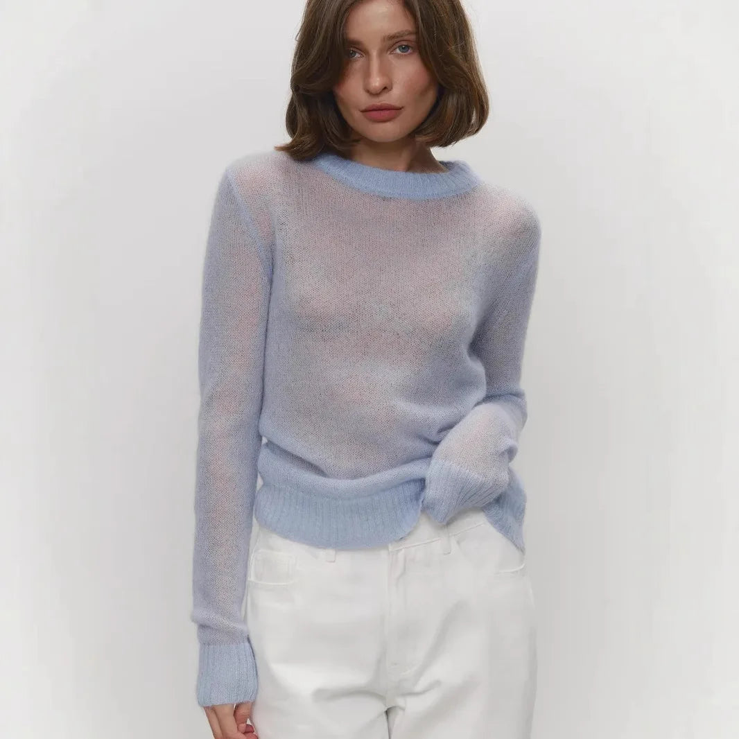 Luciana Mohair Knit Sweater