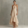 Bethany Halter Wedding Guest Dress