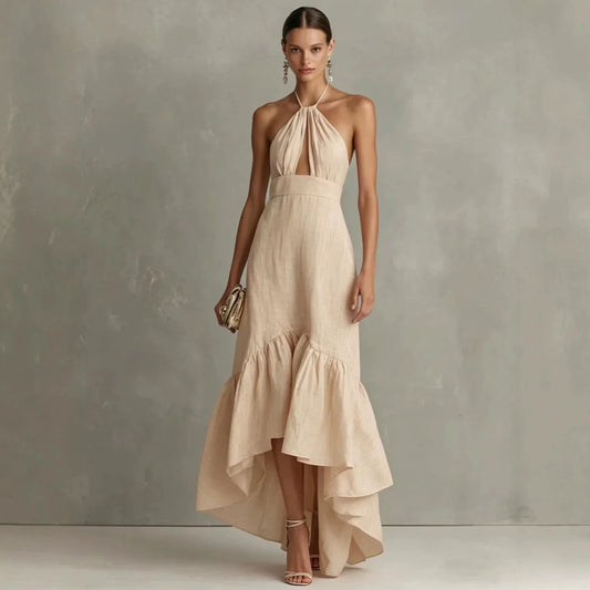 Bethany Halter Wedding Guest Dress