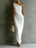 Ruby One Shoulder Maxi Dress