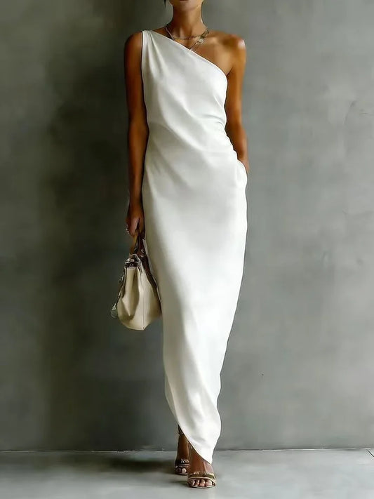 Ruby One Shoulder Maxi Dress