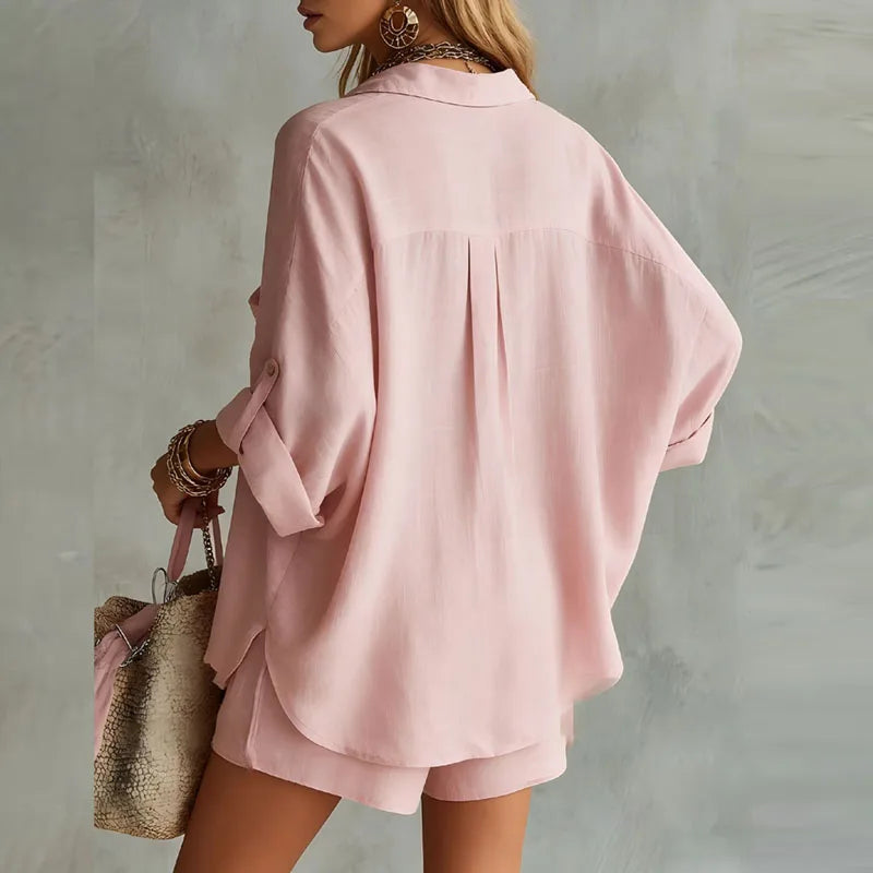 Rebecca Summer Linen Matching Set