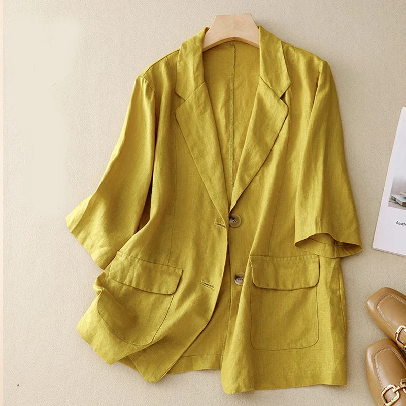 Julia Linen Blend Blazer
