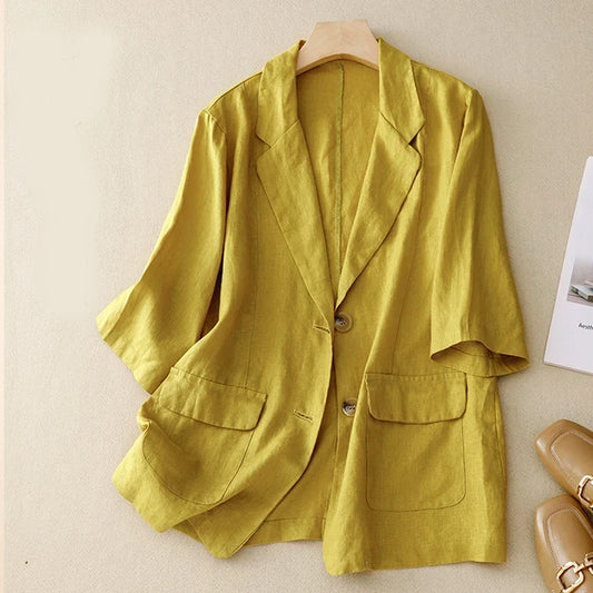 Julia Linen Blend Blazer