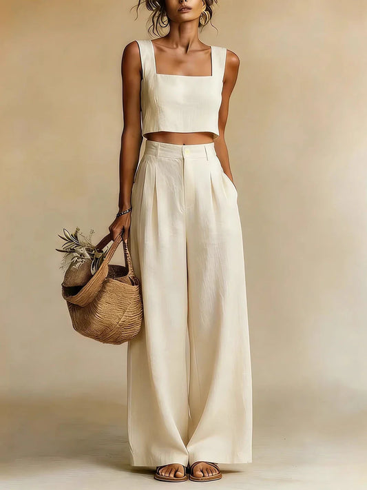 Lillian Palazzo Pants Set