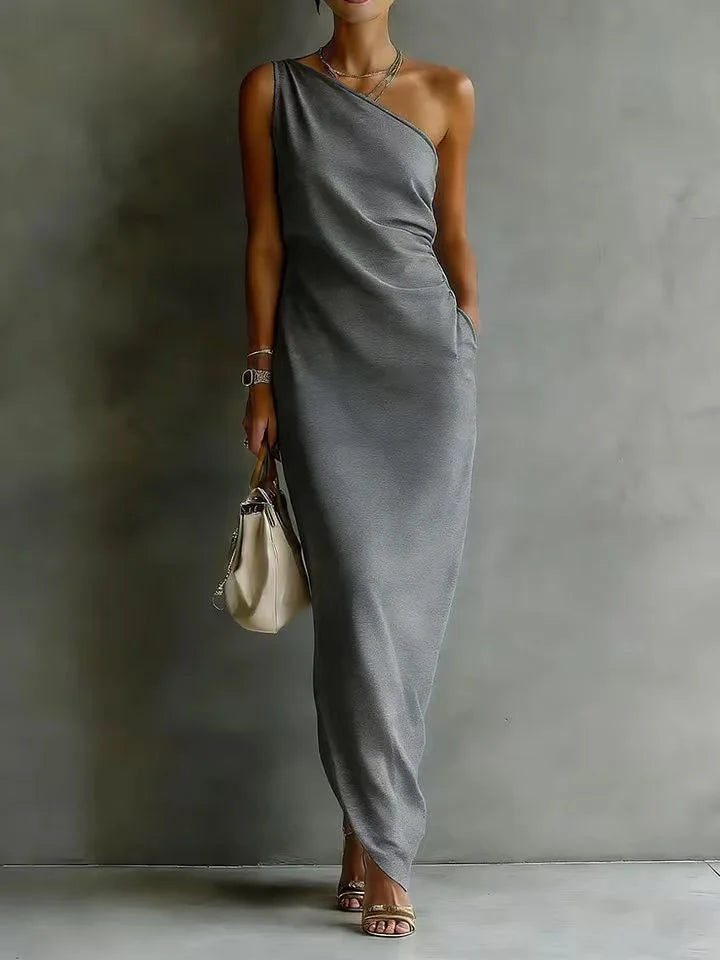 Ruby One Shoulder Maxi Dress