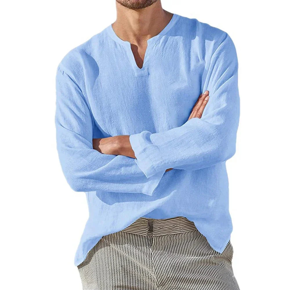 Nova Linen Long Sleeve Shirt