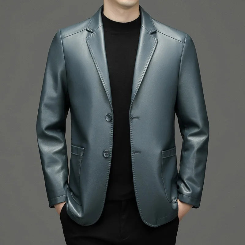 Men's Camden Premium Leather Blazer