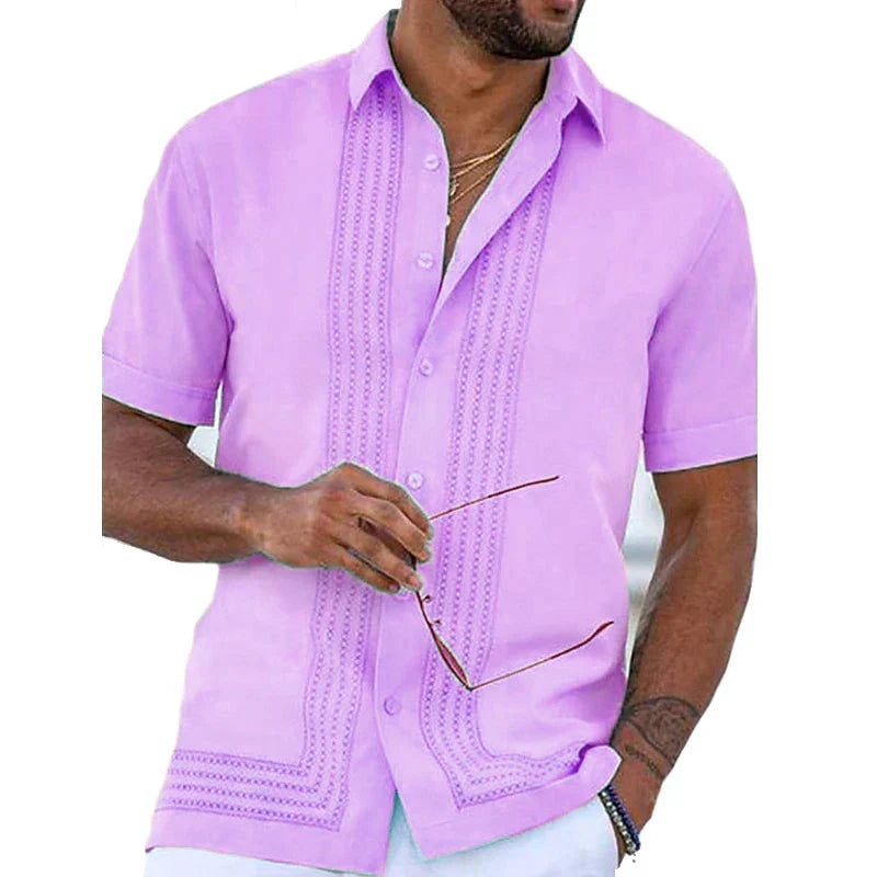 Hendrix Embroidered Button Down Shirt
