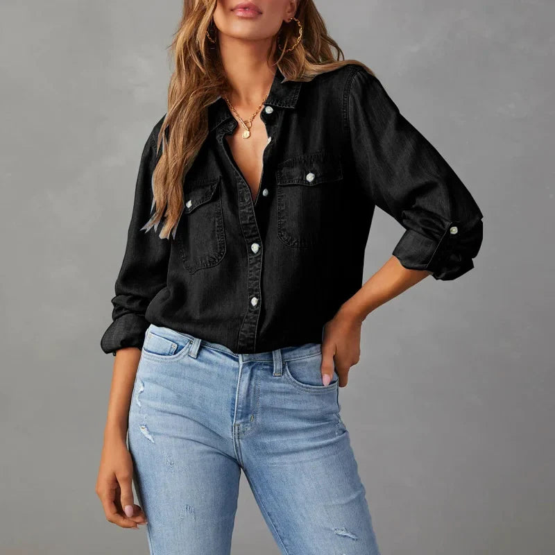 Giselle Relaxed Denim Shirt