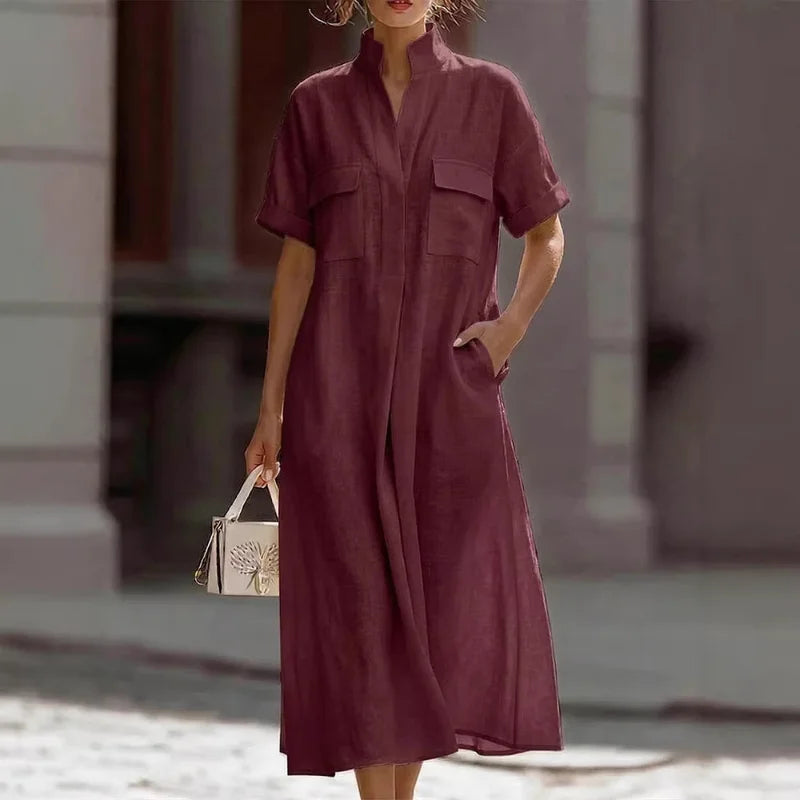 Gracia Loose Shirt Dress