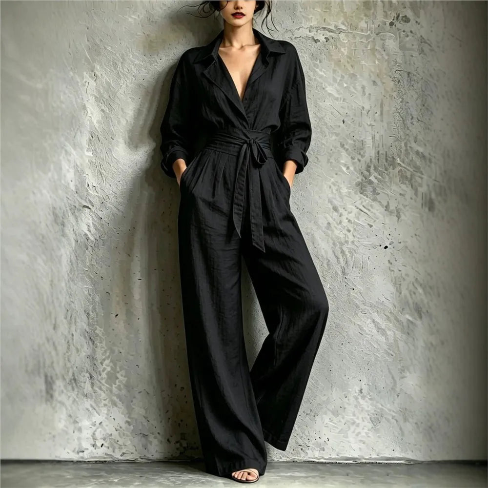 Aveline Tailored Wide Leg Jumpsuit