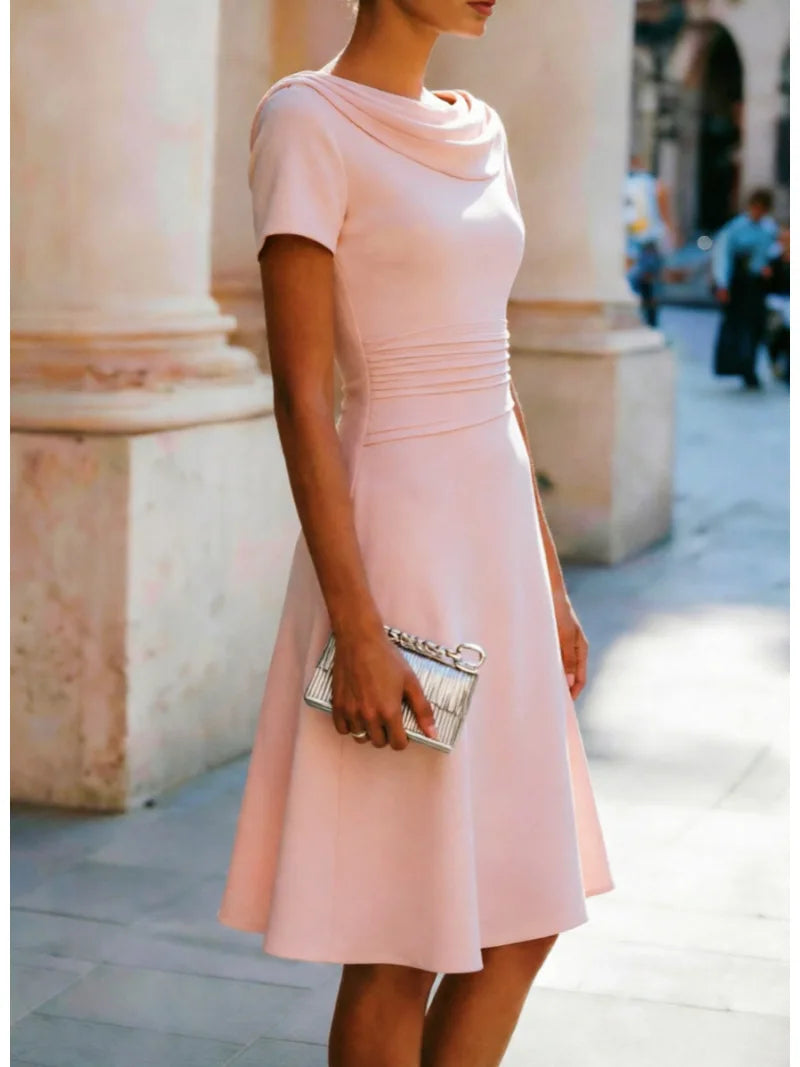 Adeline Elegant Relaxed Midi Dress
