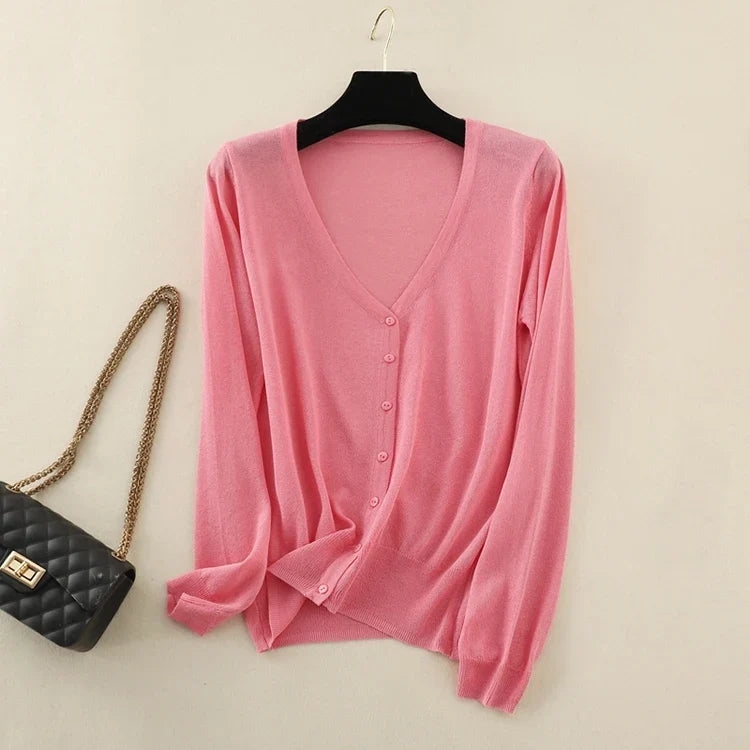 Georgia Ice Silk Cardigan
