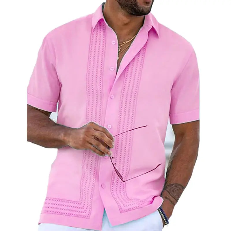 Hendrix Embroidered Button Down Shirt