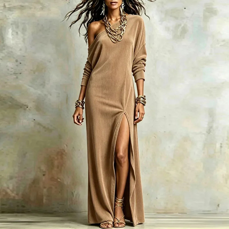 Celeste Off Shoulder Maxi Dress