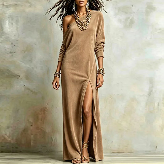 Celeste Off Shoulder Maxi Dress