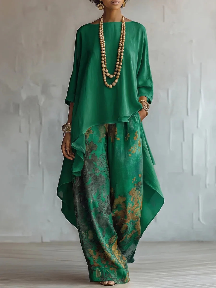 Juniper Printed Loose Two-Piece Set