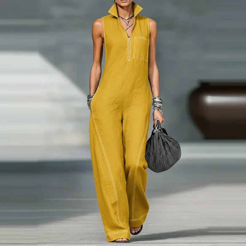 Winnie Sleeveless Wide Leg Jumpsuit